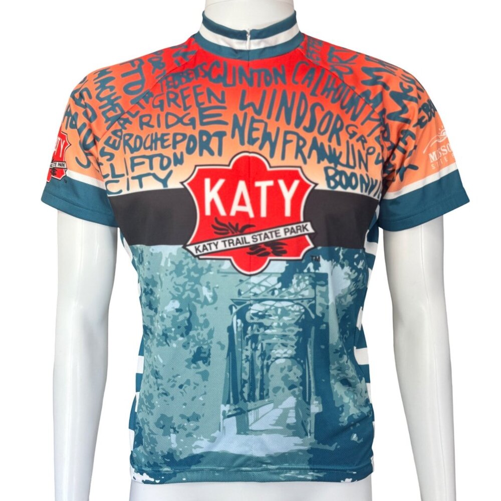 Peaksports Cycling Jersey Unisex S Multicolor Polyester Short Sleeve Zipper